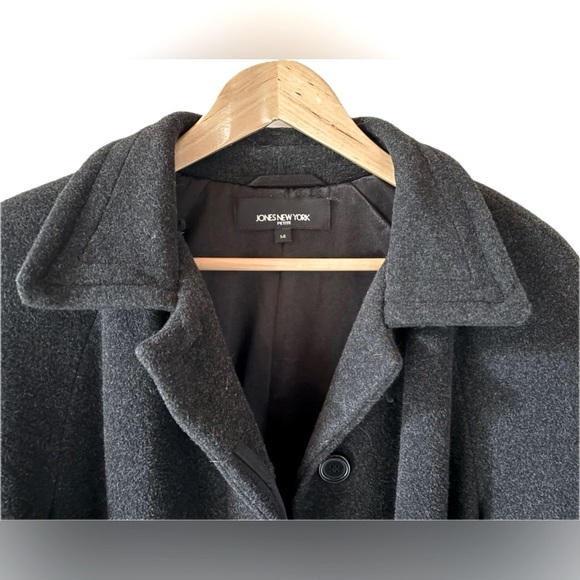 Vintage Jones New York Wool Viscose Blend Coat - Picture 3 of 6